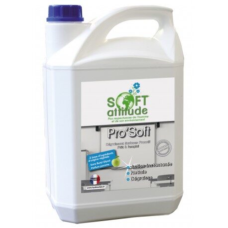 PRO'SOFT Dégraissant surfaces proactif 
PAE -1058- Bidon 5L