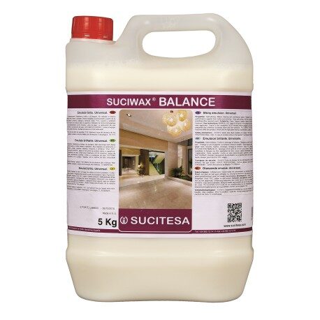 Emulsion brillante 
SUCIWAX® BALANCE - Bidon de 5 Kg