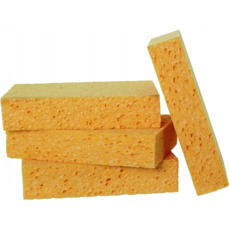 Eponge végétale n°6
 135 x 90 mm - Sachet de 10