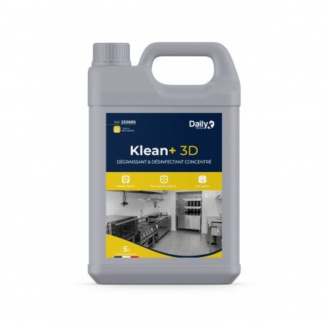 KLEAN+ 3D Détergent dégraissant désinf. concentré DAILYK PREMIUM - 5L