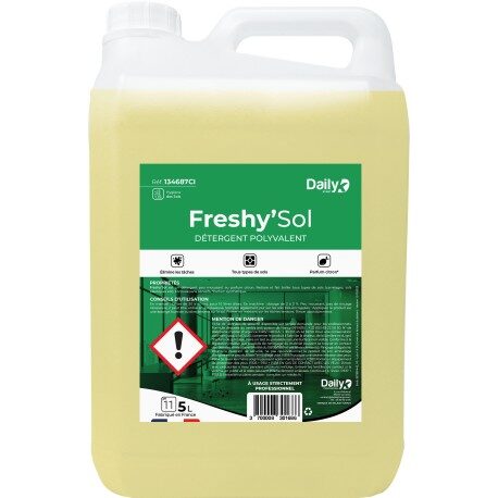 FRESHYSOL Détergent polyvalent
 DAILYK START - Bidon 5L