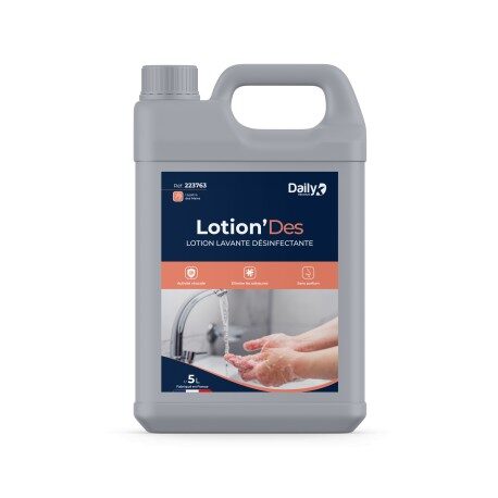 LOTION'DES Lotion mains désinfectante DAILYK PREMIUM - Bidon 5L