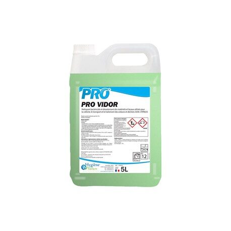 PRO VIDOR - Nettoyant bactéricide - Bidon 5L