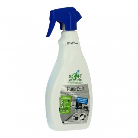 PURE'SOFT Nettoyant désinfectant 
multi-surfaces -0441- Spray 750ml