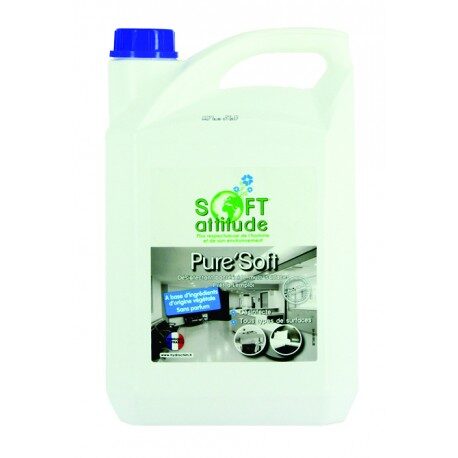 PURE'SOFT Nettoyant désinfectant 
multi-surfaces -0441- Bidon de 5L