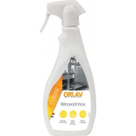 RENOVANT INOX Nettoyant dégraissant 
ORLAV -0214- Spray 750ml