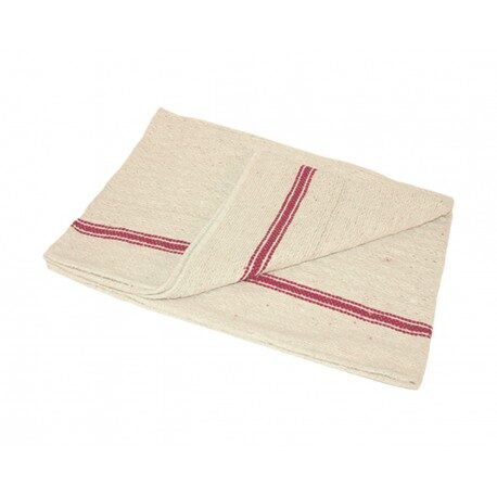 Serpillère simple tissée gaufrée 
écrue 60x50cm